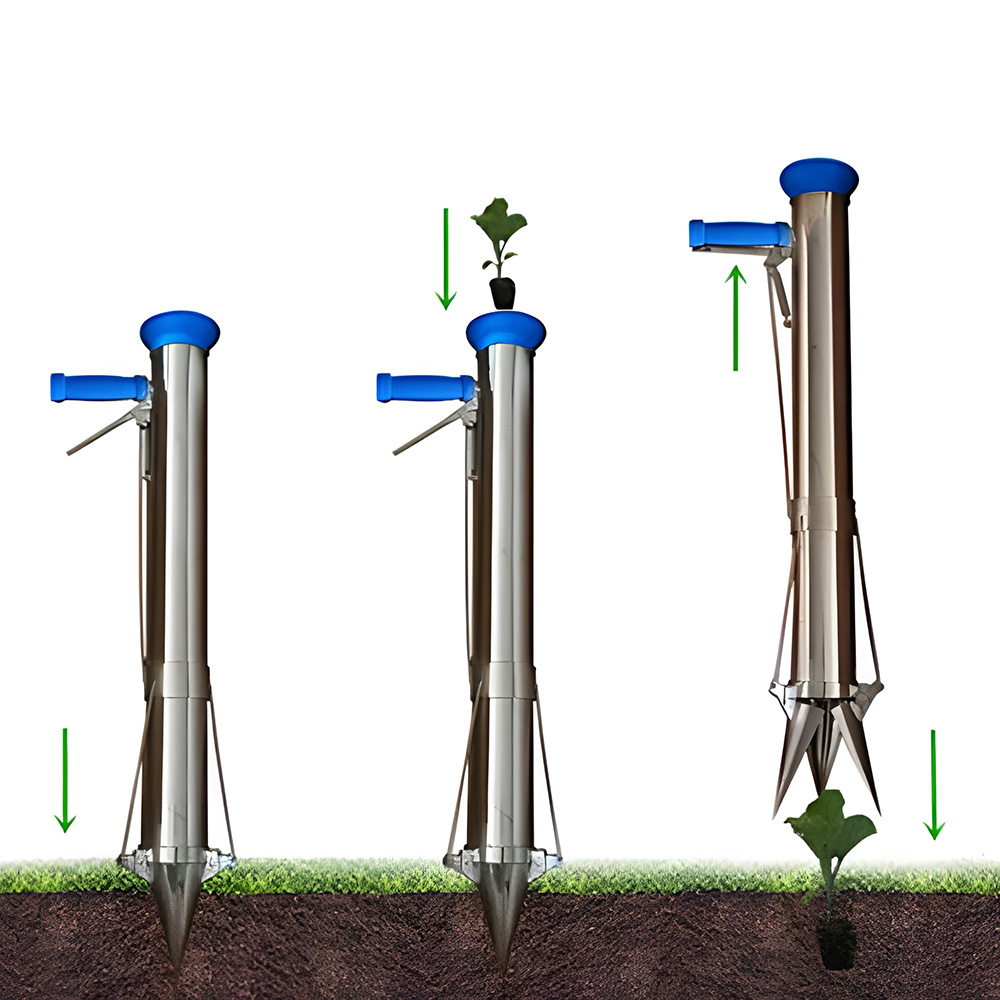 Transplantador Manual De Mudas - Gardening Tools Vegetables avaliação e preço